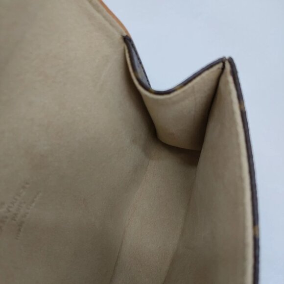 Louis Vuitton LV Shoulder Bag Pochette Florentine Brown Monogram 650-0710 - Picture 9 of 13